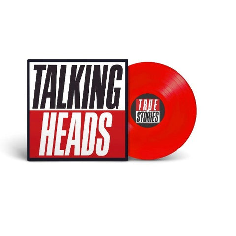 Talking Heads - True Stories album cover and ROCKTOBER Translucent Red Vinyl.