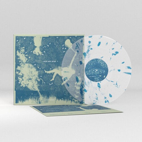 Iron & Wine - Light Verse album cover album cover and white w/ blue swirl vinyl. 