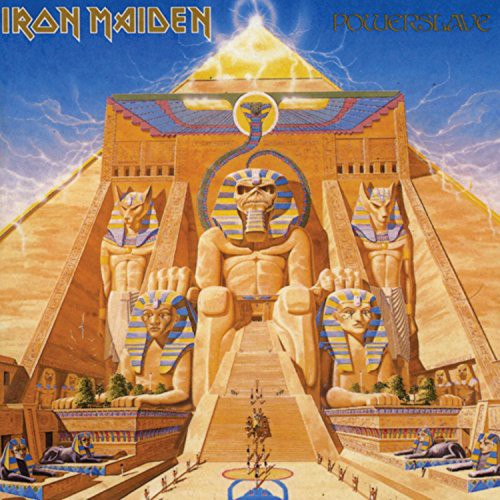 Iron Maiden - Powerslave album cover. 