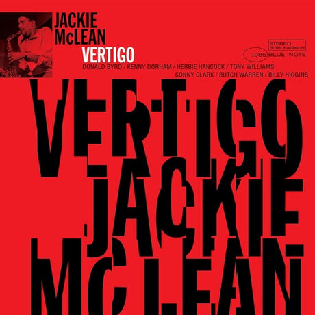 Jackie McLean - Vertigo album cover. 