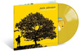 Jack Johnson - In Between Dreams album cover and yellow vinyl. 
