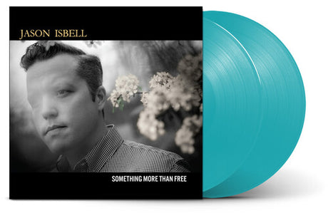 Jason Isbell - Something More Than Free album cover and 2LP blue vinyl. 