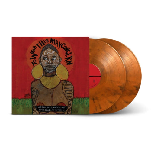 Jill Scott - To Whom This May Concern album cover and 2LP brown swirl vinyl
