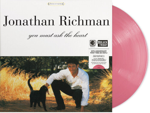 Jonathan Richman - You Must Ask The Heart (30th Anniversary Edition) album cover with pink vinyl record