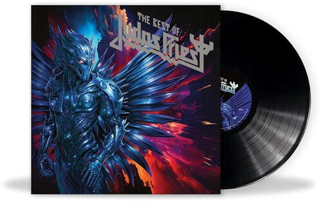 Judas Priest - The Best of Judas Priest album cover and black vinyl