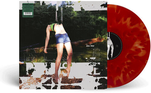 Julia Wolf - Pressure album cover and red vinyl. 