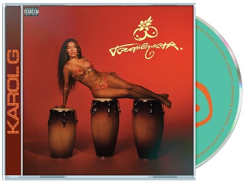 Karol G - Tropicoqueta album cover and CD. 