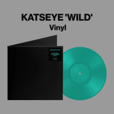 Katseye - Wild album cover and aqua vinyl. 