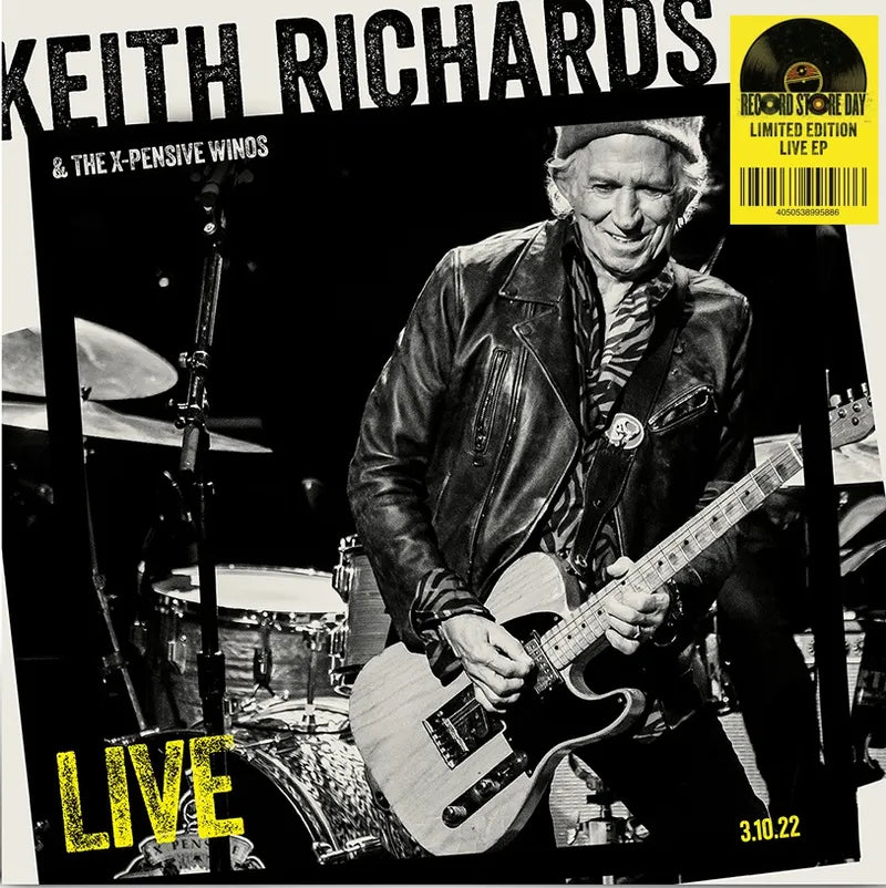 Keith Richards & The X-Pensive Winos - Live 3.10.22 album cover