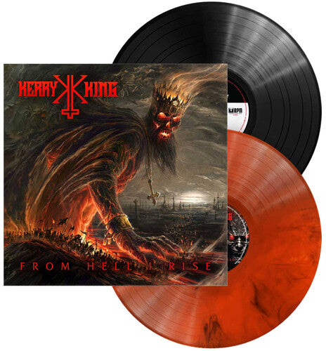 Kerry King - From Hell I Rise album cover and black / orange 2LP vinyl