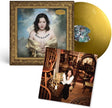 Lucy Dacus - Forever Is A Feeling album cover and gold vinyl. 