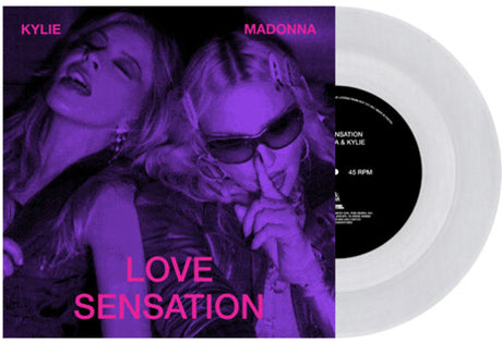 Madonna - Love Sensation Clear 7" Vinyl  and cover photo