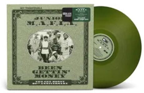 Junior M.A.F.I.A. -
Been Gettin' Money (The Get Money 30th Anniversary 12") cover with a green vinyl record