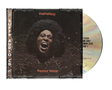 Super Audio CD case showing woman screaming surrounded by dirt and text of Funkadelic Maggot Brain with half of CD sticking out of side of CD case