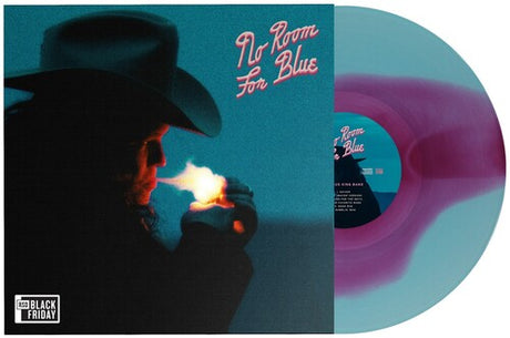 Marcus King - No Room For Blue album with blue swirl vinyl record