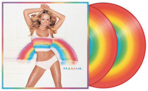 Mariah Carey - Rainbow album cover and 2LP rainbow colored picture disc. 