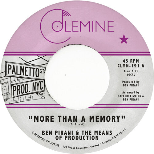 Ben Pirani - More Than A Memory single