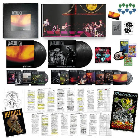 Metallica - Reload Box Set with ALL the discs and inserts. Read caption of listing for info. 