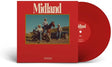 Midland - Stages album cover and red vinyl