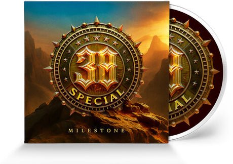 38 Special - Milestone album cover and CD. 