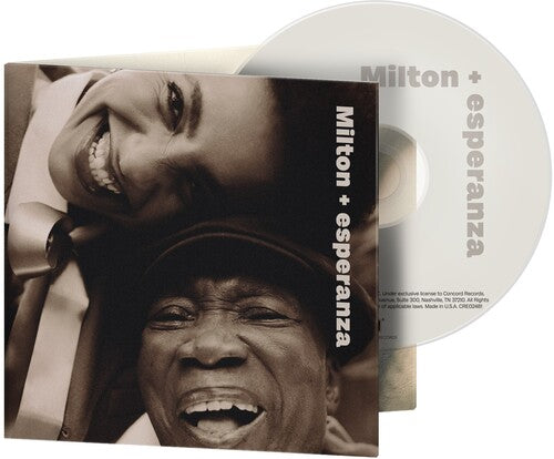 Milton Nascimento & Esperanza Spalding - Milton and Esperanza album cover and CD. 