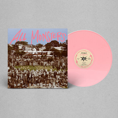 MX LONELY - All Monsters album cover and pink vinyl