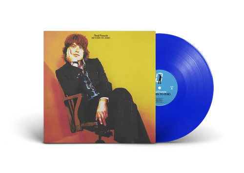 Neal Francis - Return To Zero album cover and blue vinyl. 