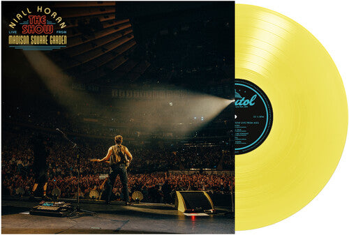 Niall Horan - The Show: Live from Madison Square Garden album cover and yellow vinyl. 