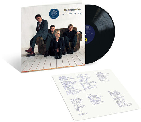 Cranberries - No Need To Argue album cover and black vinyl. 