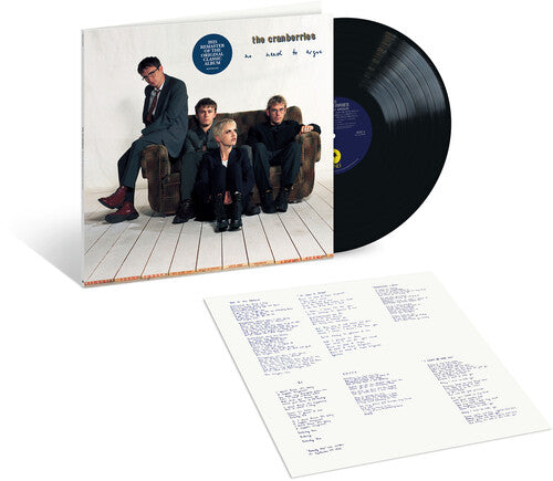 Cranberries - No Need To Argue album cover and black vinyl. 