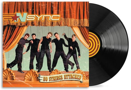 NSYNC - No Strings Attached album cover and vinyl. 