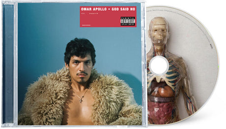 Omar Apollo - God Said No CD cover and CD. 