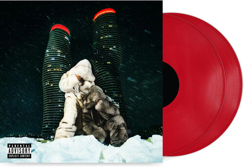PARTYNEXTDOOR & Drake - $ome $exy $ongs 4 U album cover and 2LP red vinyl. 