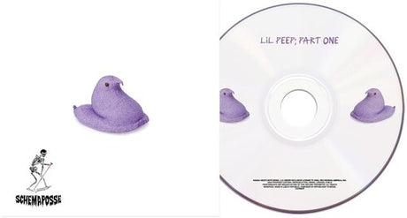 lil peep part 1 album cover with a picture CD