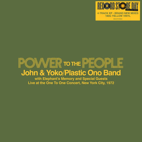 Power To The People - Live at the One-To-One Concert, New York City, 1972  album cover