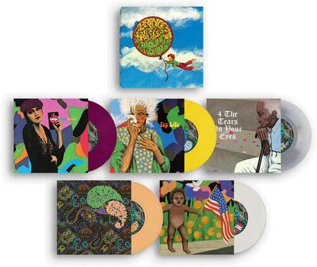 Prince & The Revolution - Around The World in A Day box set breakdown with various covers and colored 7" vinyl 