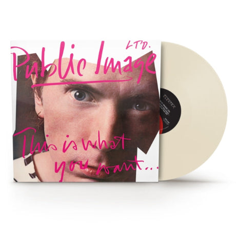 Public Image Ltd. - This is What You Want This is What You Get album cover and cloudy vinyl. 