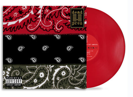 dead prez RBG: Revolutionary But Gangsta album cover with a red vinyl record