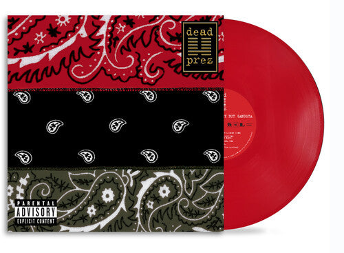 dead prez RBG: Revolutionary But Gangsta album cover with a red vinyl record