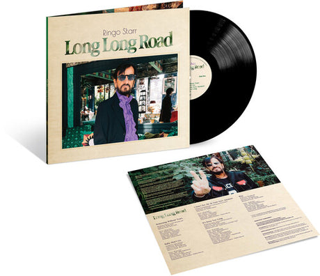 Ringo Starr - Long Long Road album cover, insert, and vinyl