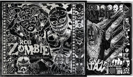 Rob Zombie - The Great Satan album cover. 