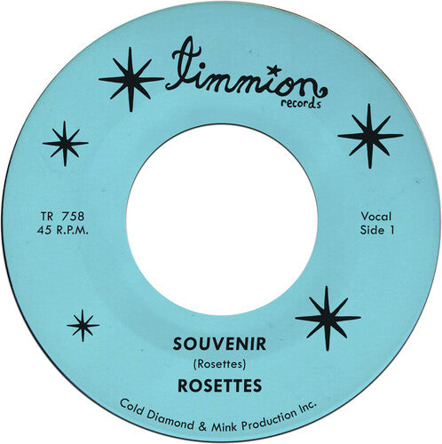 Rosettes - Souvenir 7" vinyl label. 