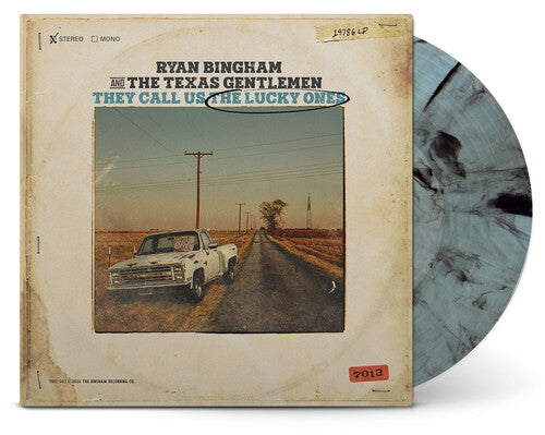 Ryan Bingham - They Call Us The Lucky Ones album cover and grey smokey vinyl. 