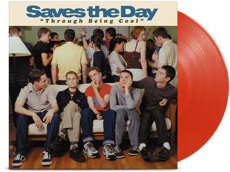 Saves the Day - Through Being Cool album cover and red vinyl