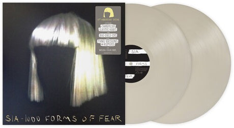 Sia - 1000 Forms Of Fear album cover and 2LP natural colored vinyl. 