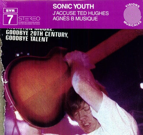 Sonic Youth - J'accuse Ted Hughes album cover. 