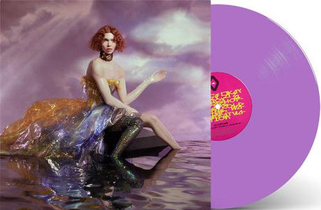 SOPHIE - Oil Of Every Pearl's Un-Insides album cover and purple vinyl. 