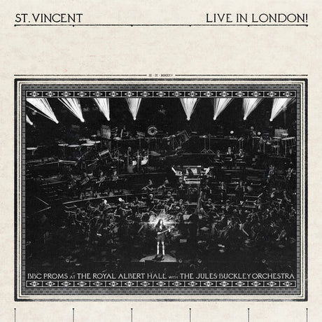 St. Vincent - Live in London! album cover. 