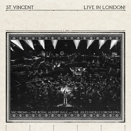 St. Vincent - Live in London! album cover. 