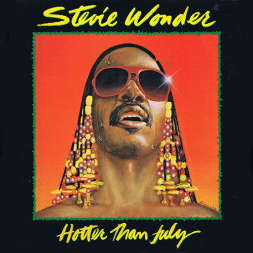 Stevie Wonder - Hotter Than July album cover. 